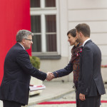 Przedstawiciele Forum Polonia odebrali Flagę z rąk Prezydenta RP