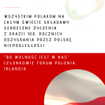 Życzenia Jubileuszowe od Forum Polonia